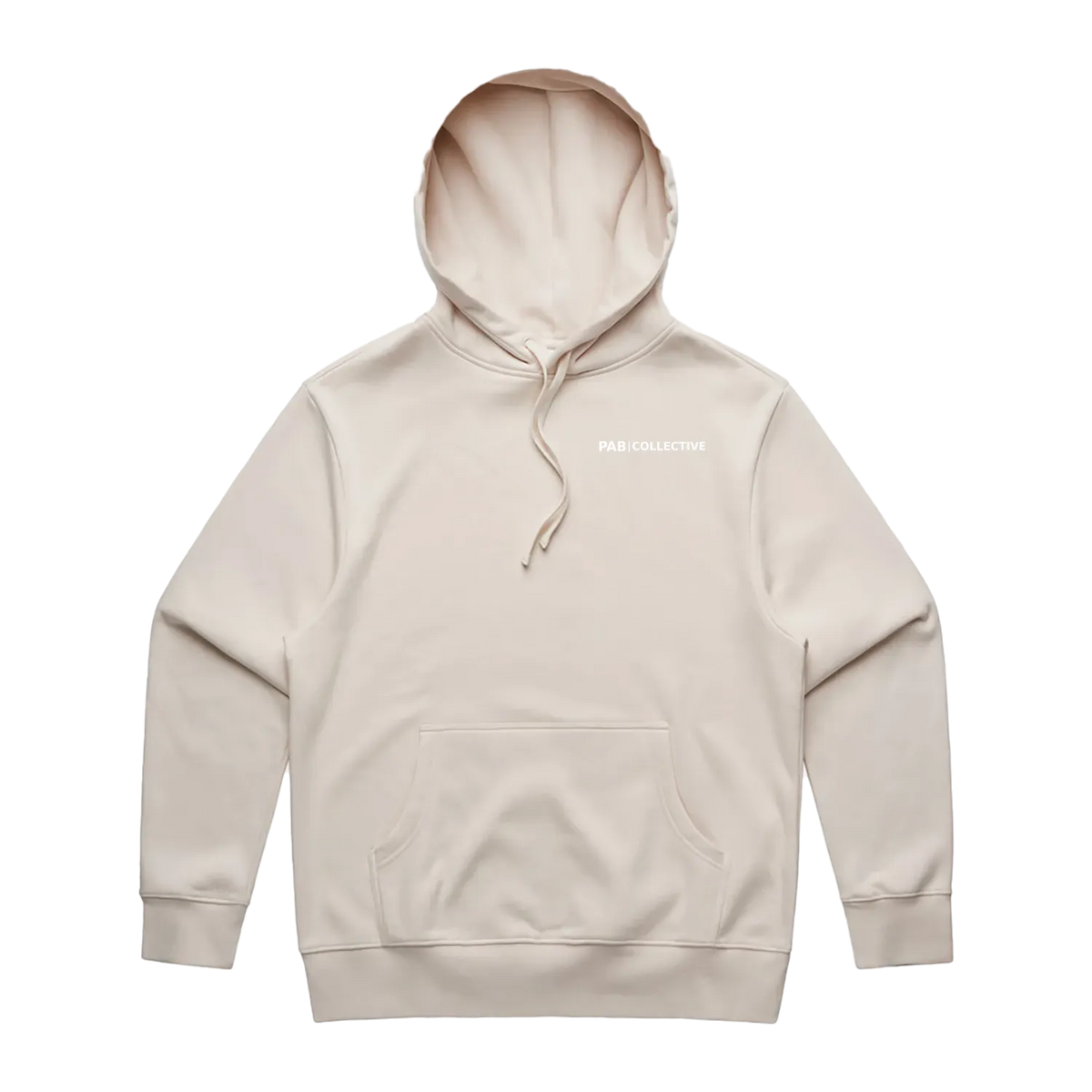 Mens PAB Core heavy hoodie white