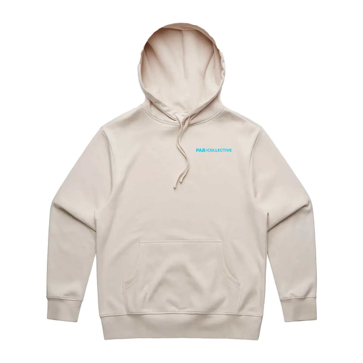 Mens PAB Core drop heavy hoodie blue