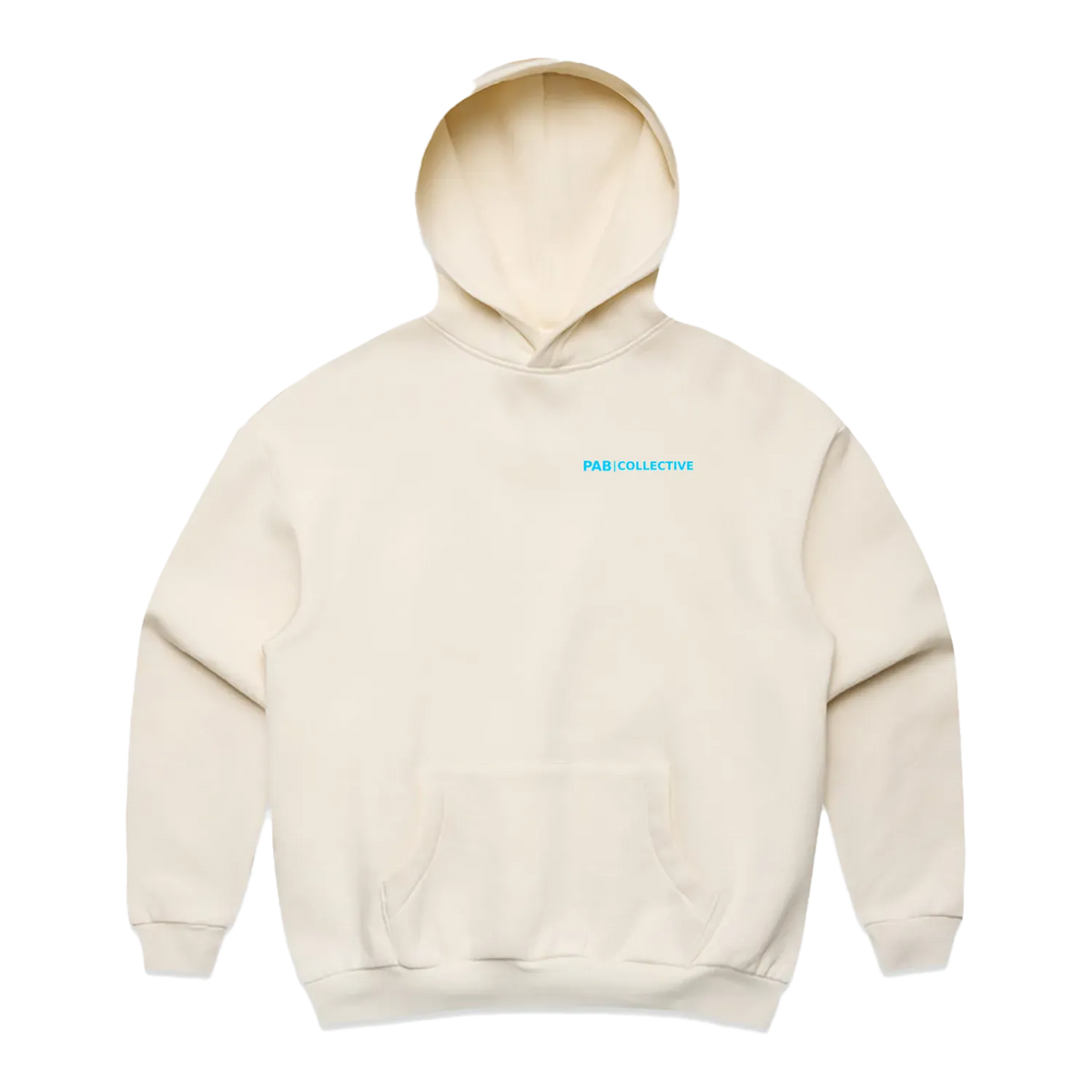 Womens PAB Core drop box hoodie blue