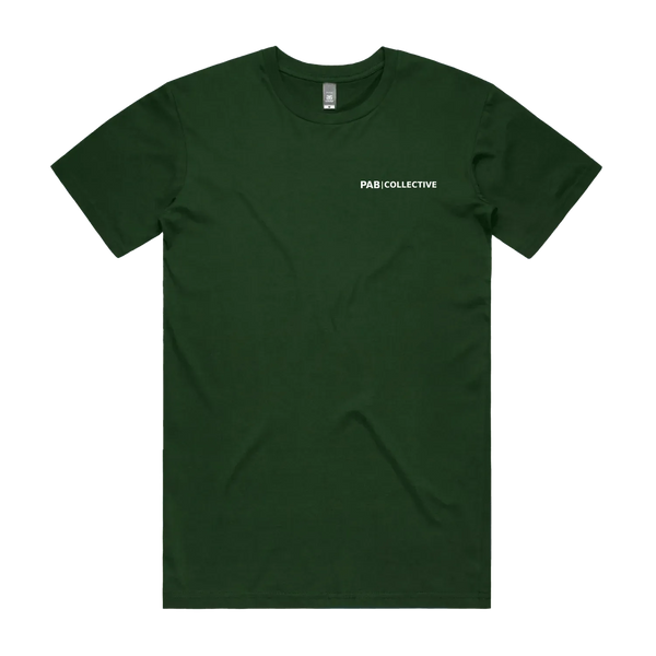 Forest Green front flat lay